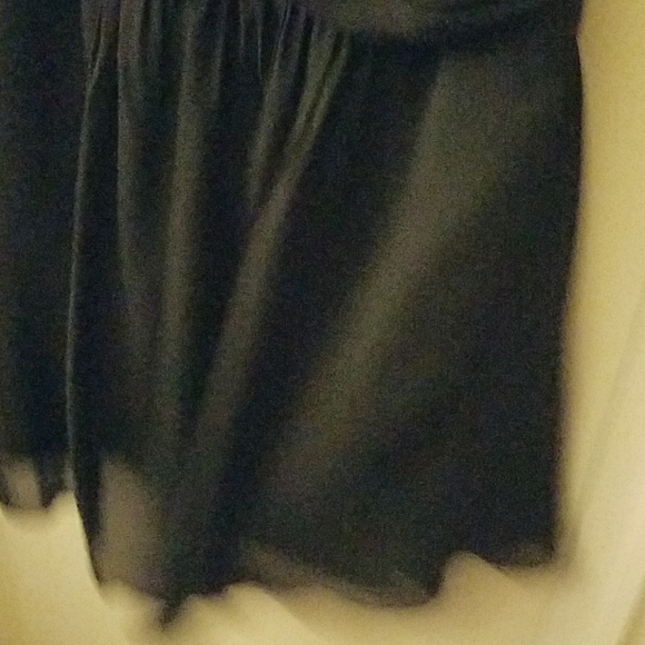 Chiffon black party dress - Picture 4 of 4